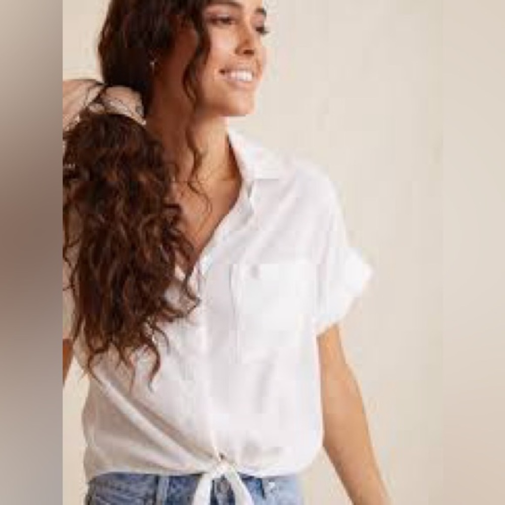 Bella Dahl Tie Front Top